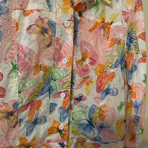 ALFRED DUNNER Jacket Button Up Front, 2 Side Pockets, Lightweight - Picture 5 of 15